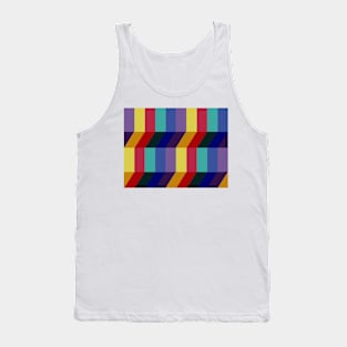 Happy hippy square colors Tank Top